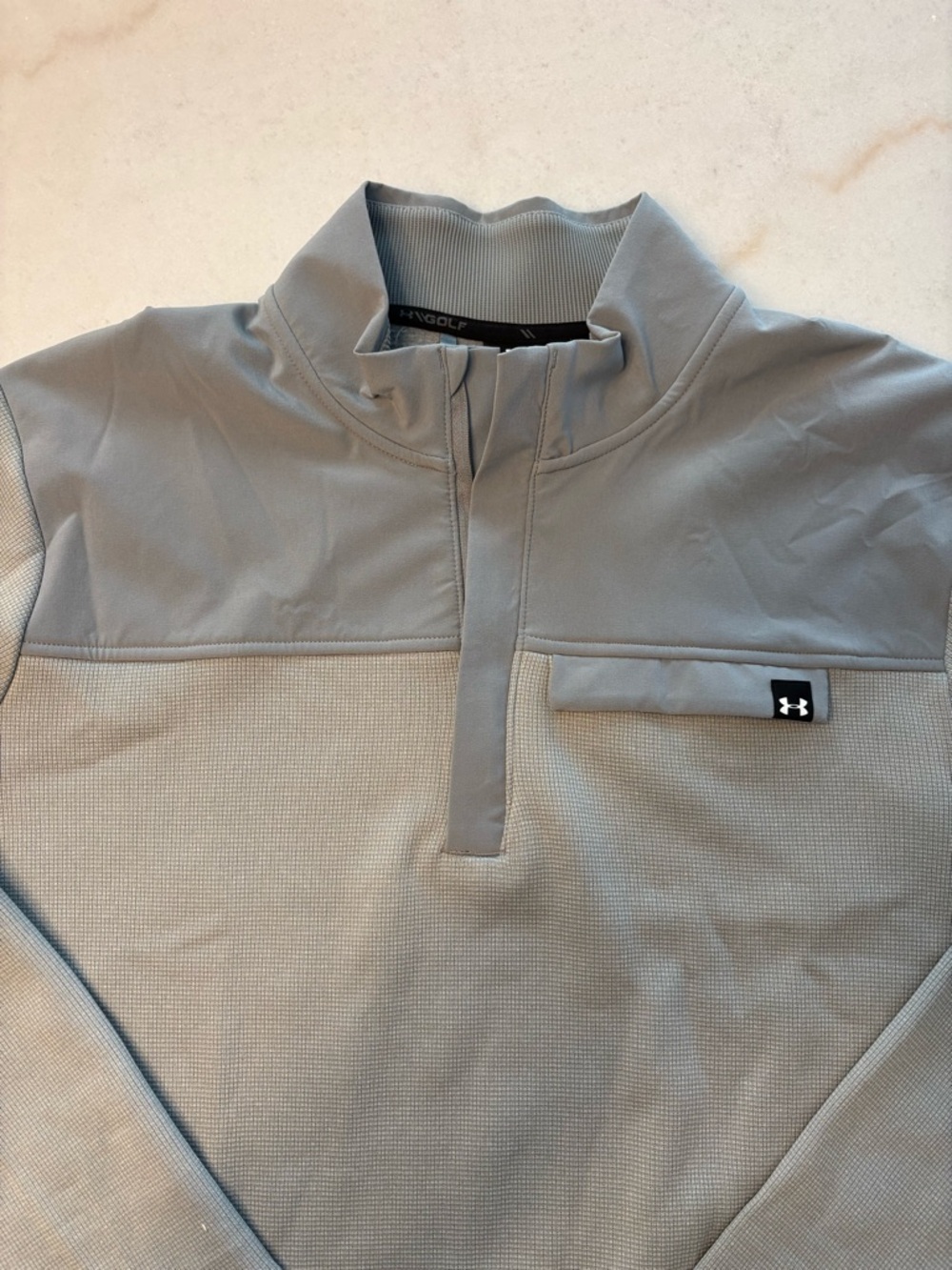 Under Armour Golf Sage Green Half-Zip Pullover - Picture 2 of 4